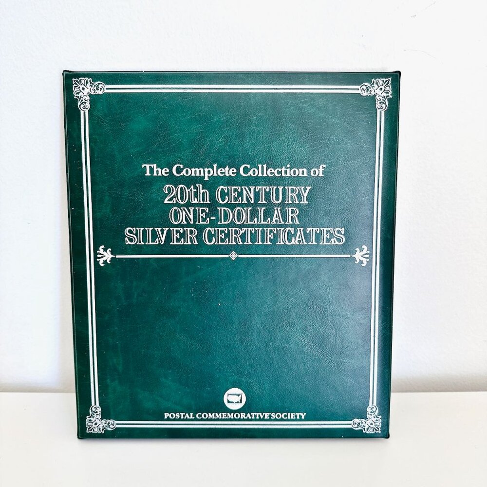 20TH CENTURY ONE DOLLAR SILVER CERTIFICATES COMPLETE COLLECTION POSTAL COMMEMORA